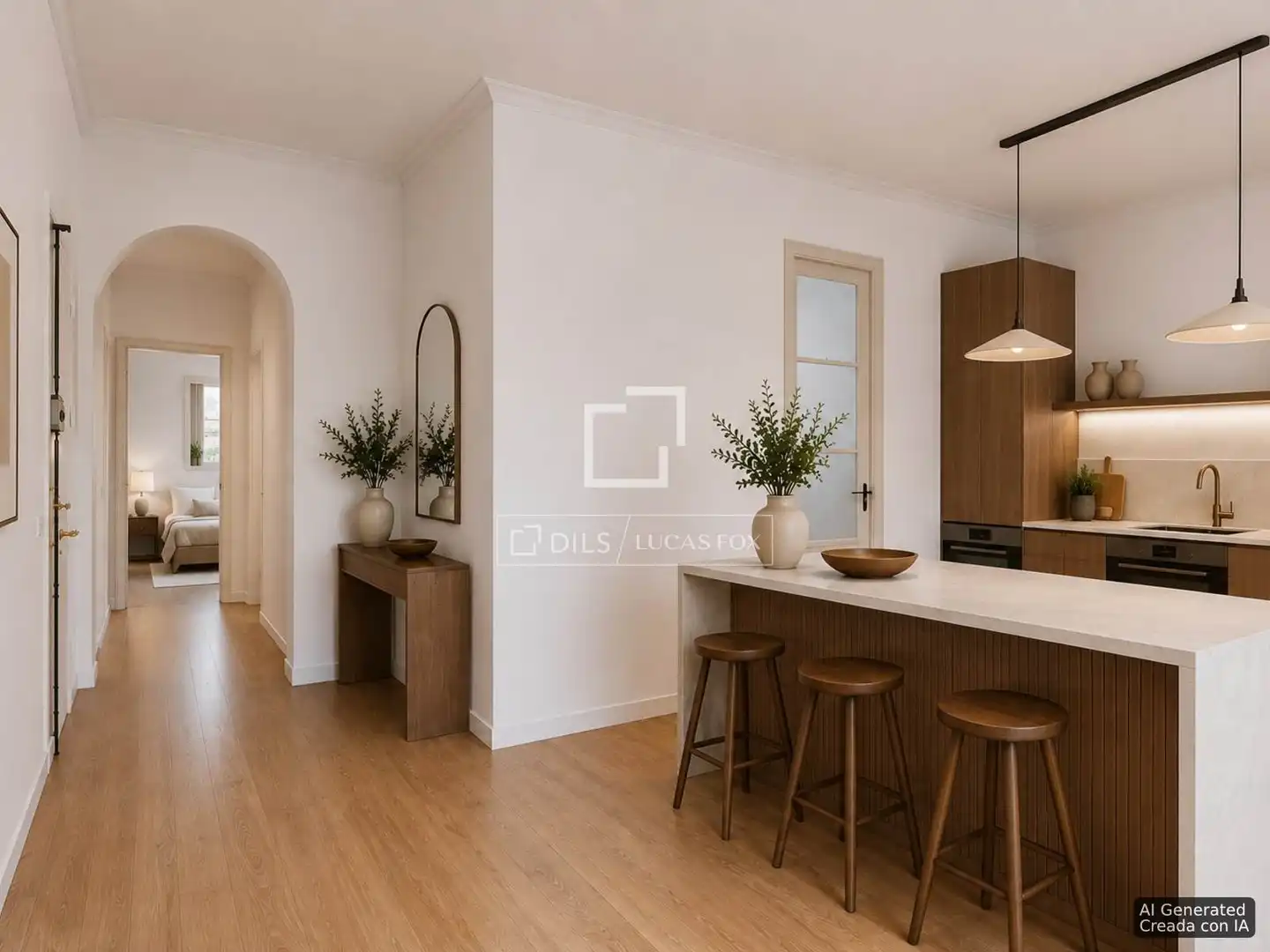 Dining room of Flat for sale in Barcelona  with Air Conditioner and Heating