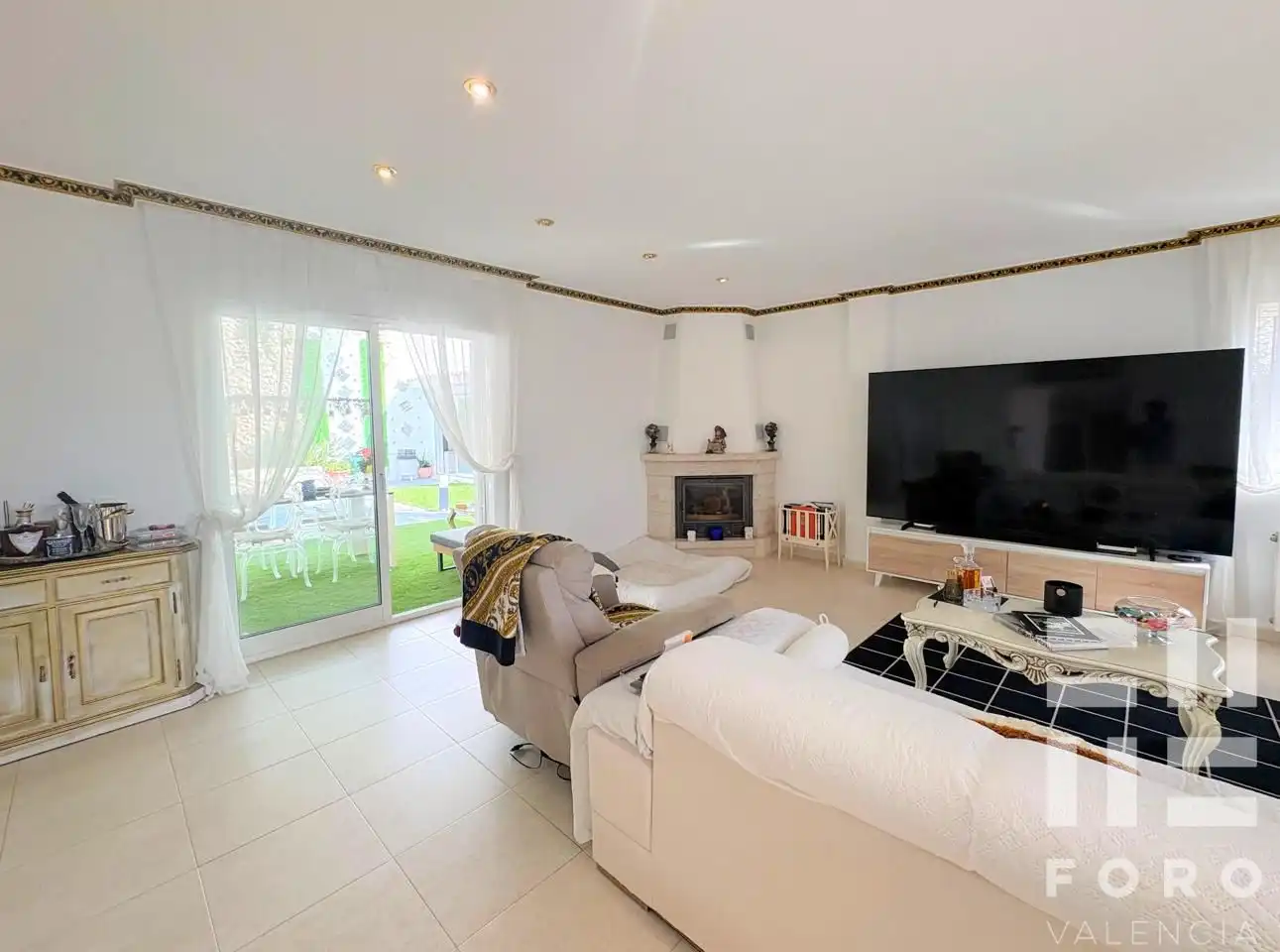 Sala de estar de Casa o chalet en venta en L'Eliana con Aire acondicionado, Jardín privado y Terraza