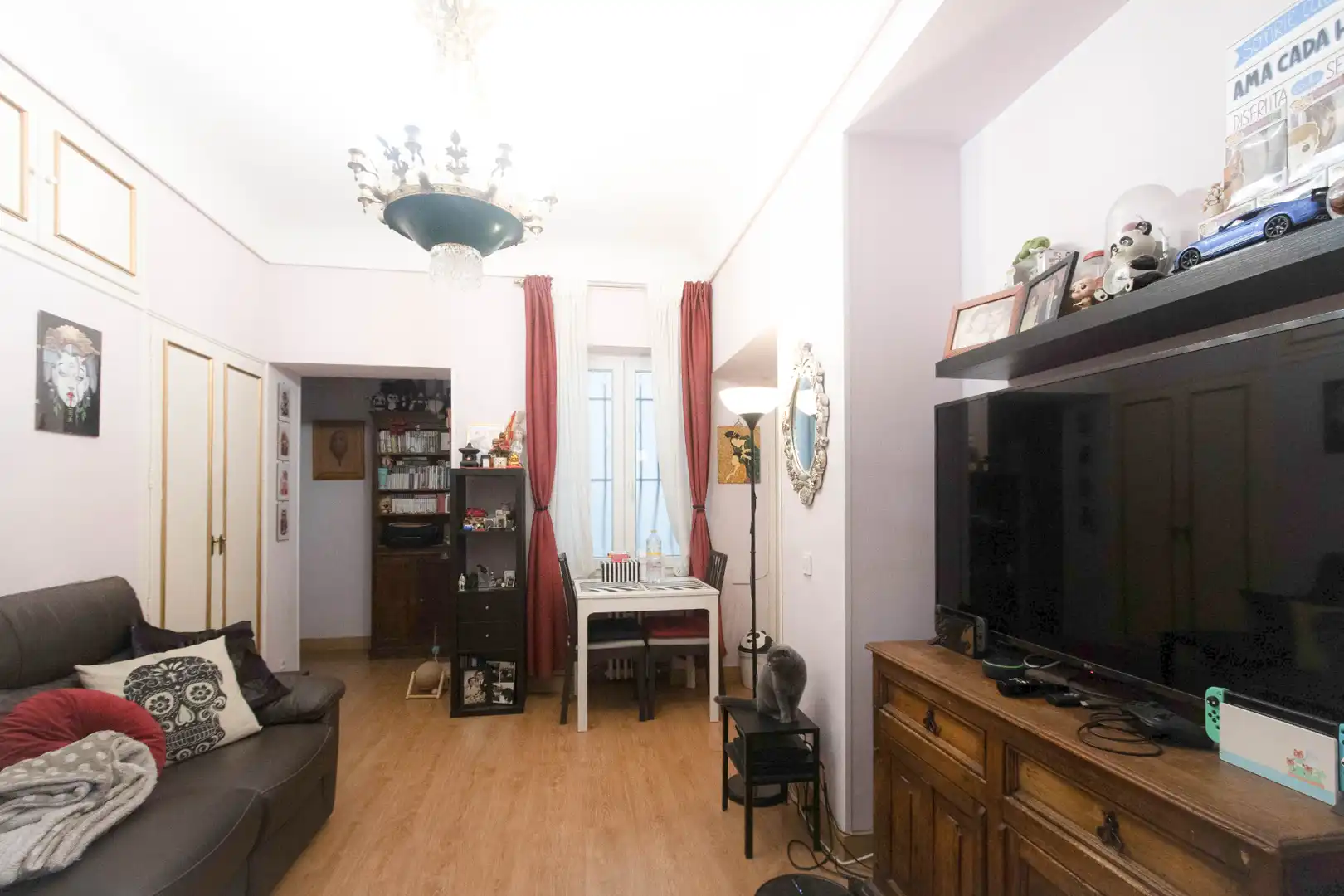 Sala d'estar de Pis en venda en Madrid amb Aire condicionat, Terrassa i Traster