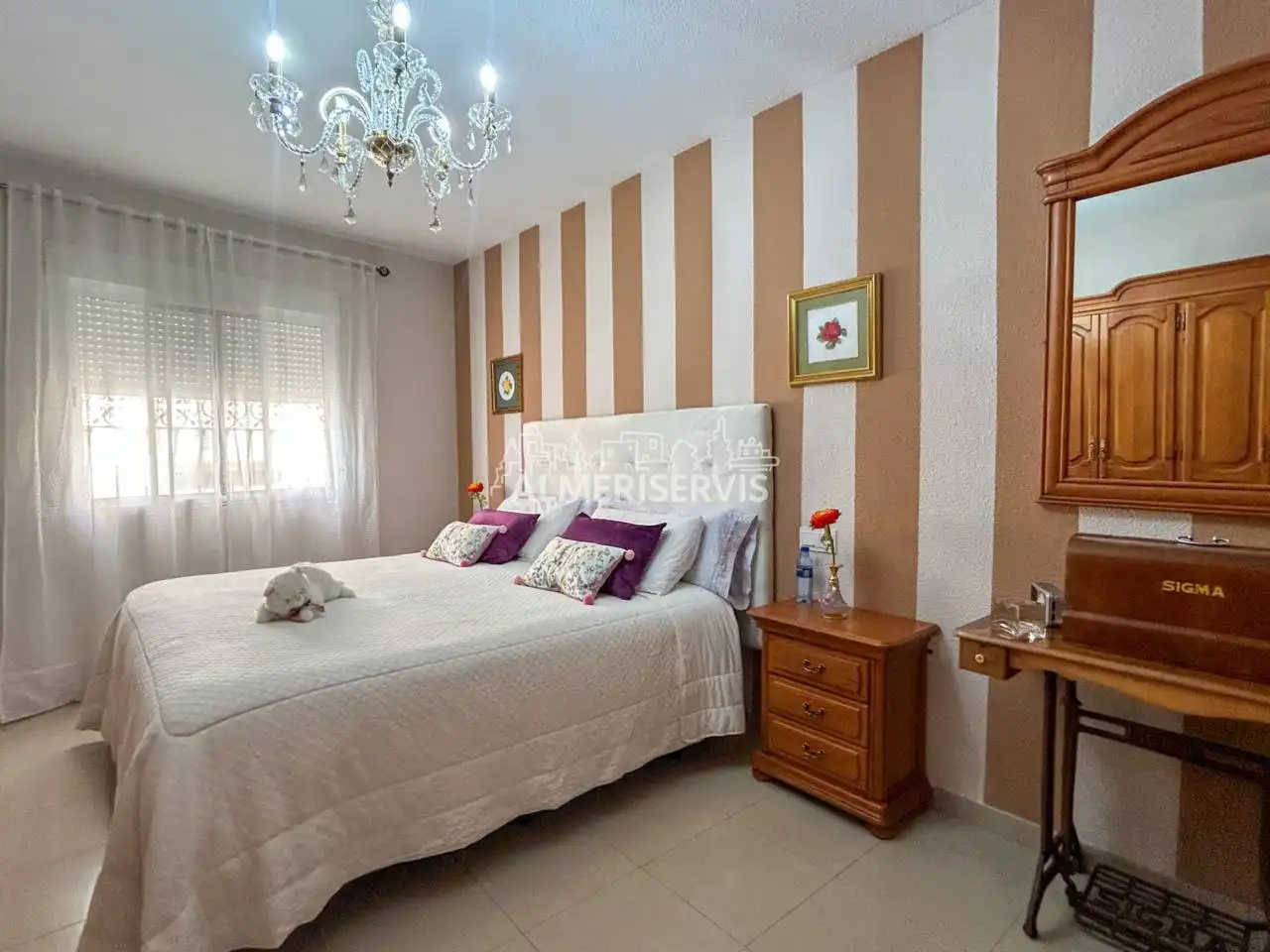 Bedroom of Detached homes for sale in El Ejido  with Air Conditioner and Terrace