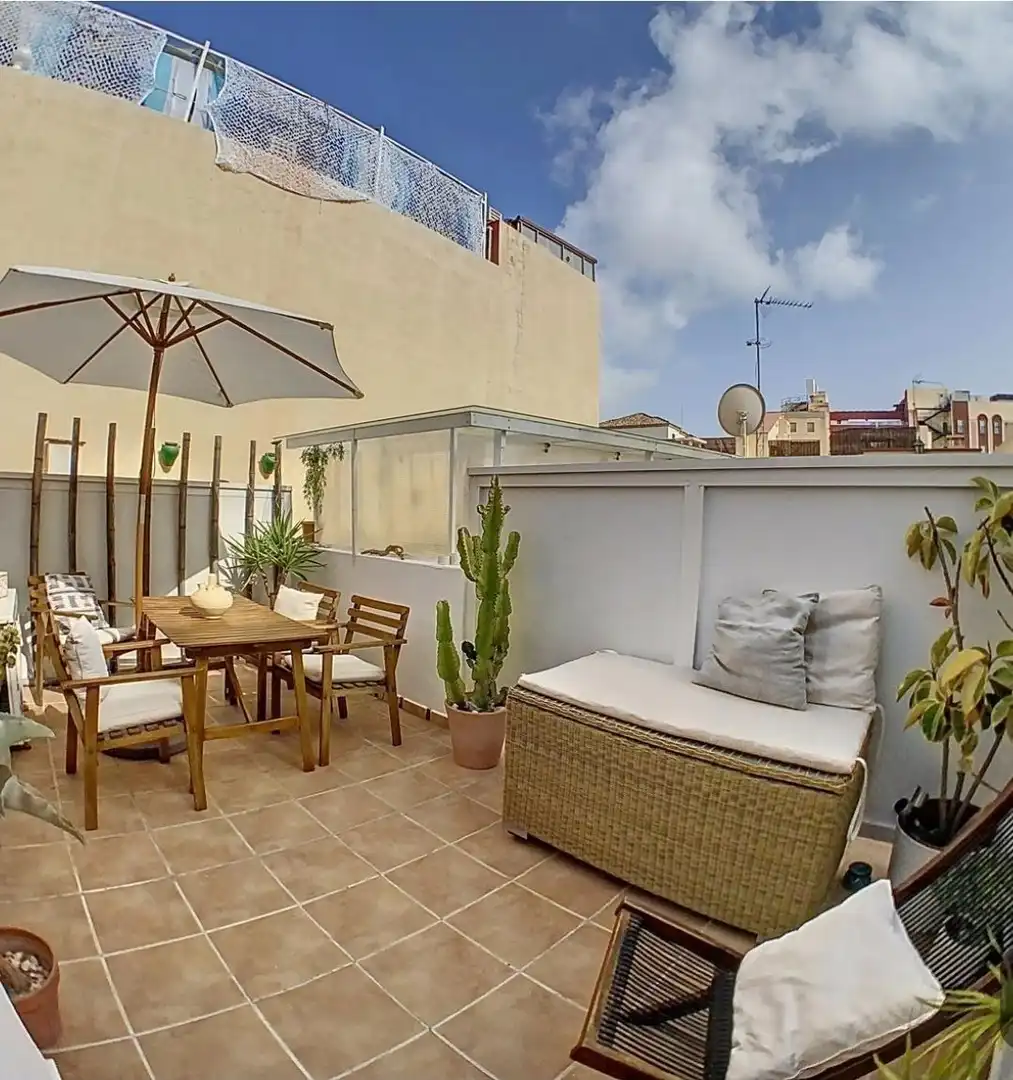 Terrassa de Dúplex de lloguer en Málaga amb Terrassa, Moblat i Balcó