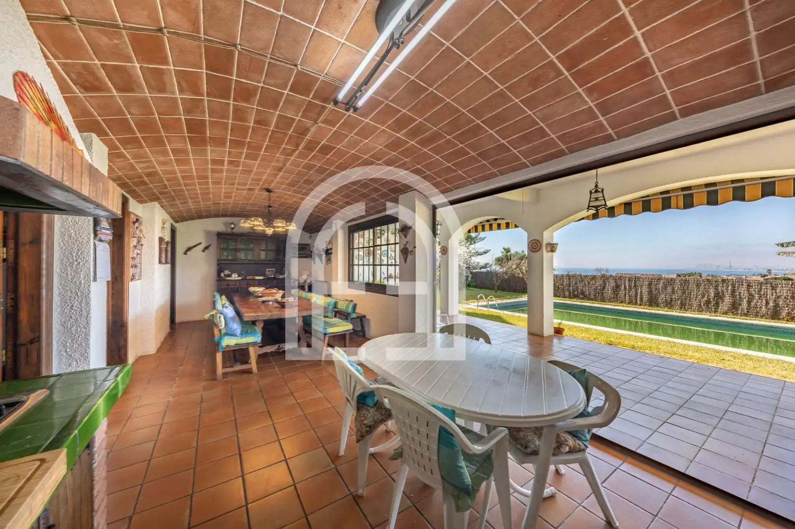 Terraza de Casa o chalet en venta en Teià con Calefacción, Jardín privado y Terraza