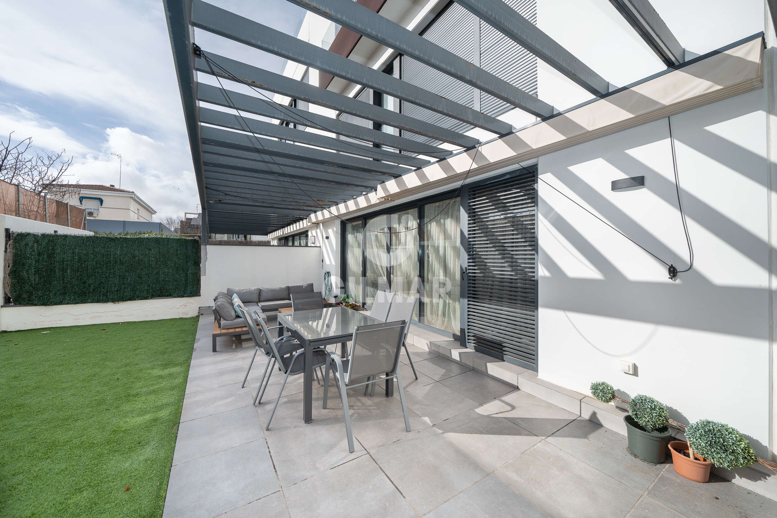 Terrace of Flat for sale in  Madrid Capital  with Heating, Private garden and Storage room