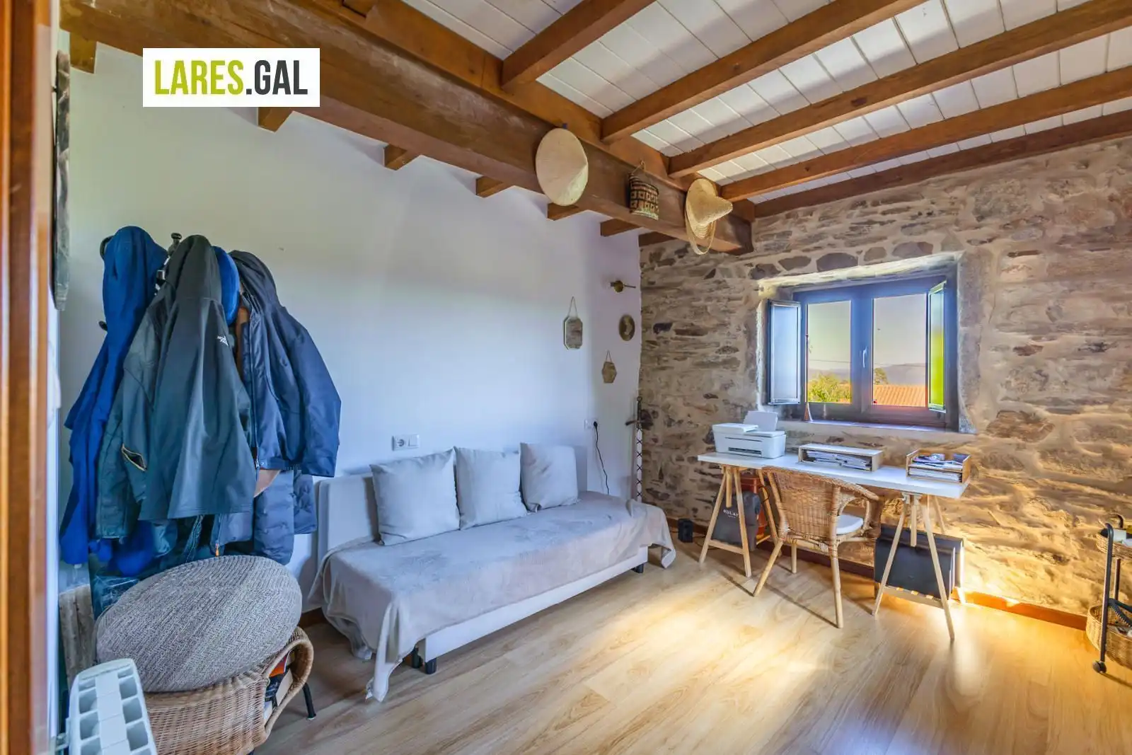 Terrassa de Casa o xalet en venda en Moaña amb Calefacció, Piscina i Moblat