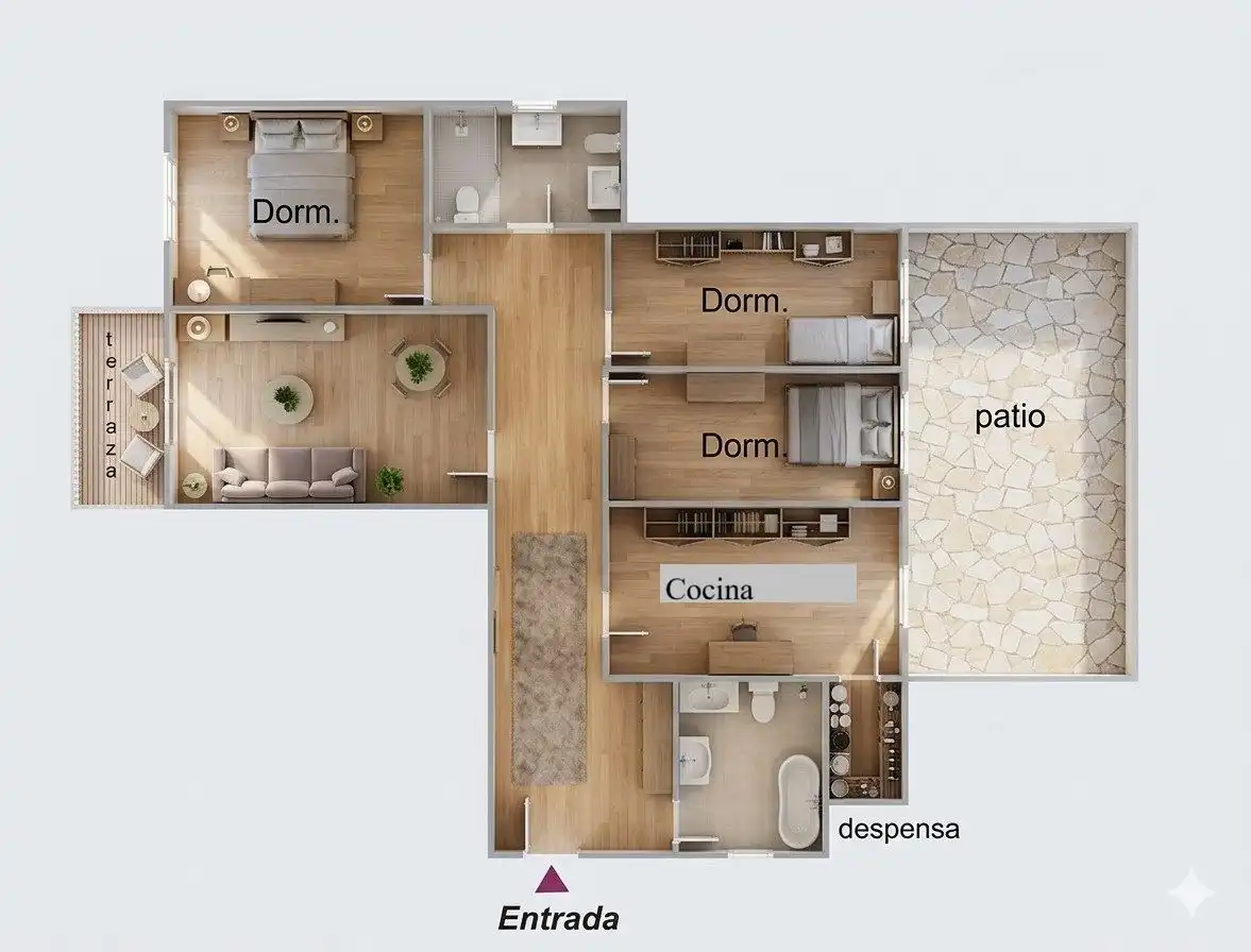 Pis en venda en  Logroño amb Calefacció, Parquet i Terrassa