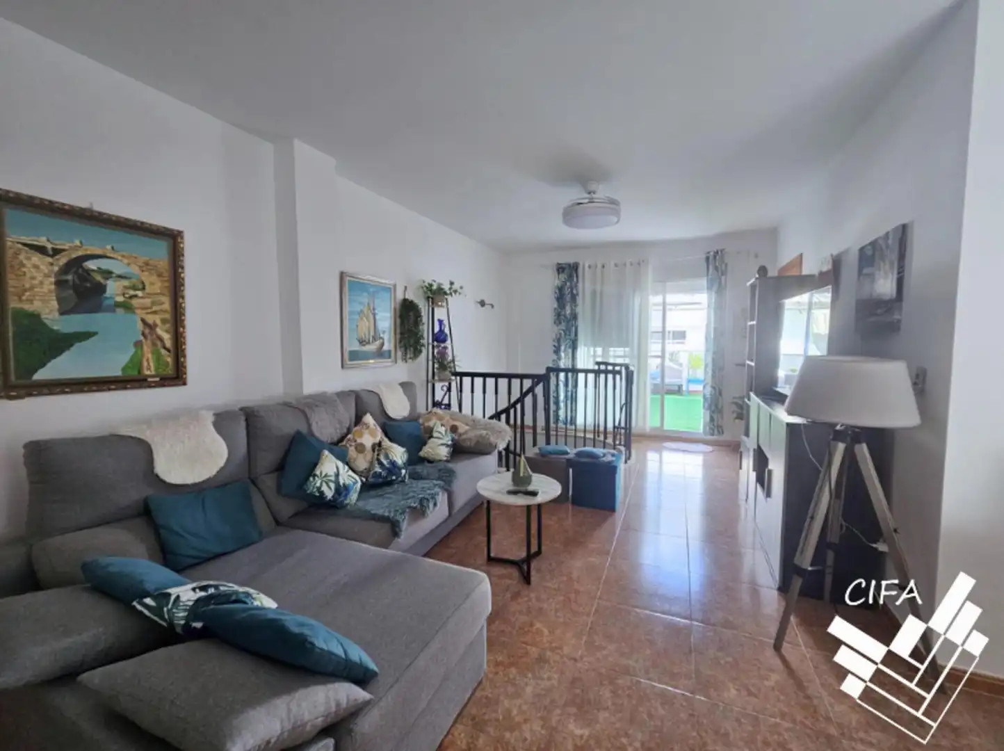 Living room of Attic for sale in Vinaròs  with Terrace and Furnished