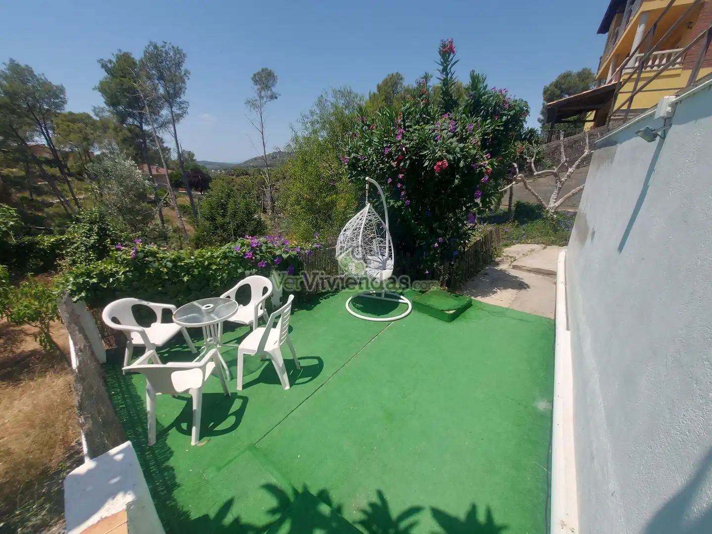 Terrassa de Casa o xalet en venda en Olivella amb Calefacció, Jardí privat i Parquet