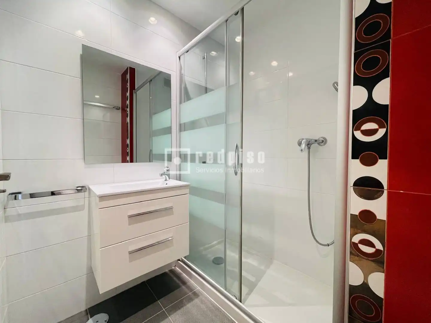 Baño de Piso de alquiler en Madrid con Calefacción y Terraza