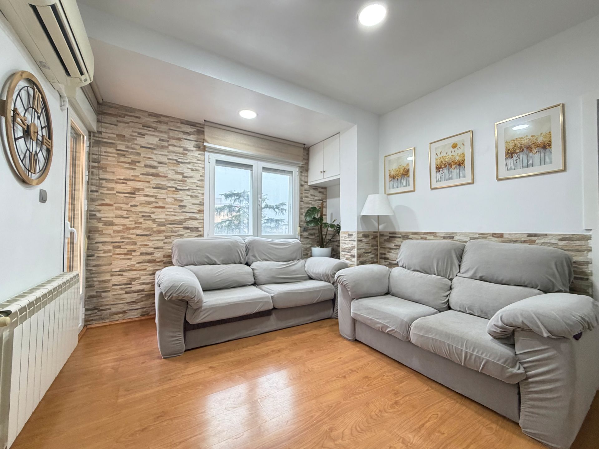 Sala de estar de Piso en venta en Plasencia con Aire acondicionado, Calefacción y Amueblado