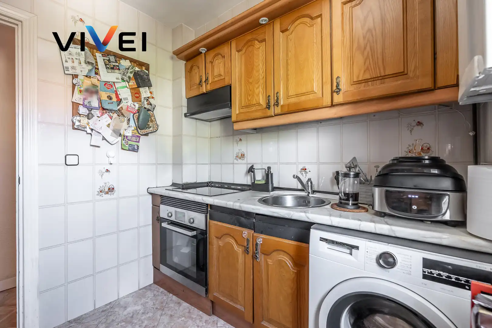 Kitchen of Flat for sale in Madrid  with Heating