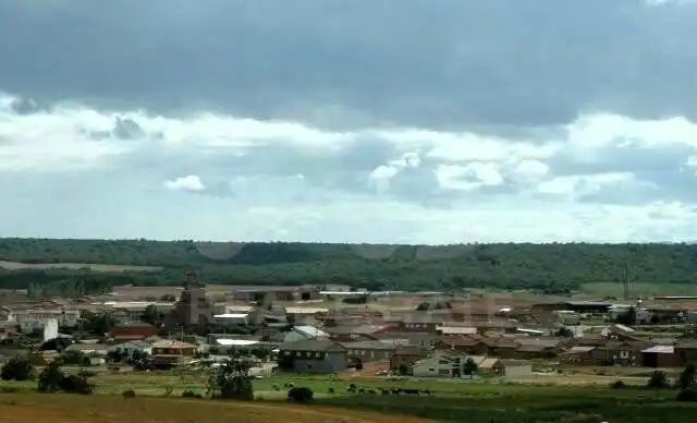 Exterior view of Houses for sale in Villares de Órbigo  with Heating and Terrace