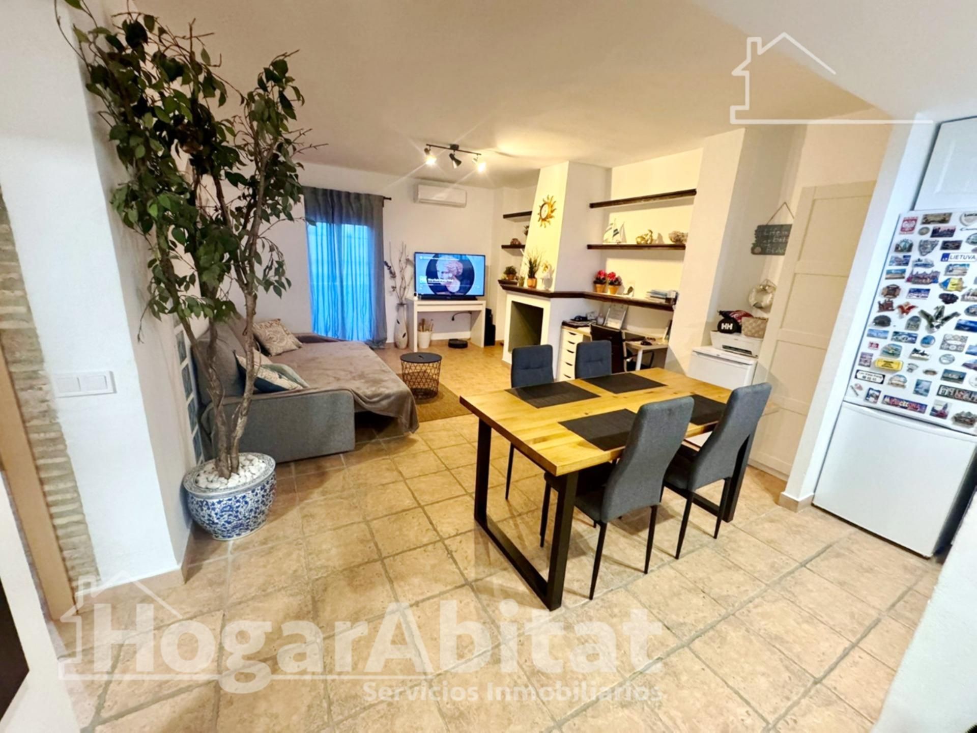 Living room of Flat for sale in La Pobla de Farnals  with Air Conditioner, Heating and Terrace