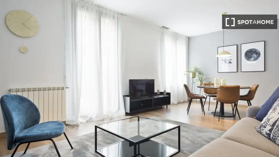 Living room of Apartments for share in Barcelona  with Air Conditioner, Heating and Terrace