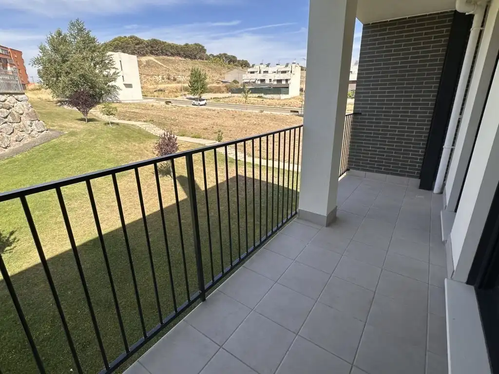 Terrace of Flat for sale in Viana  with Heating, Parquet flooring and Terrace