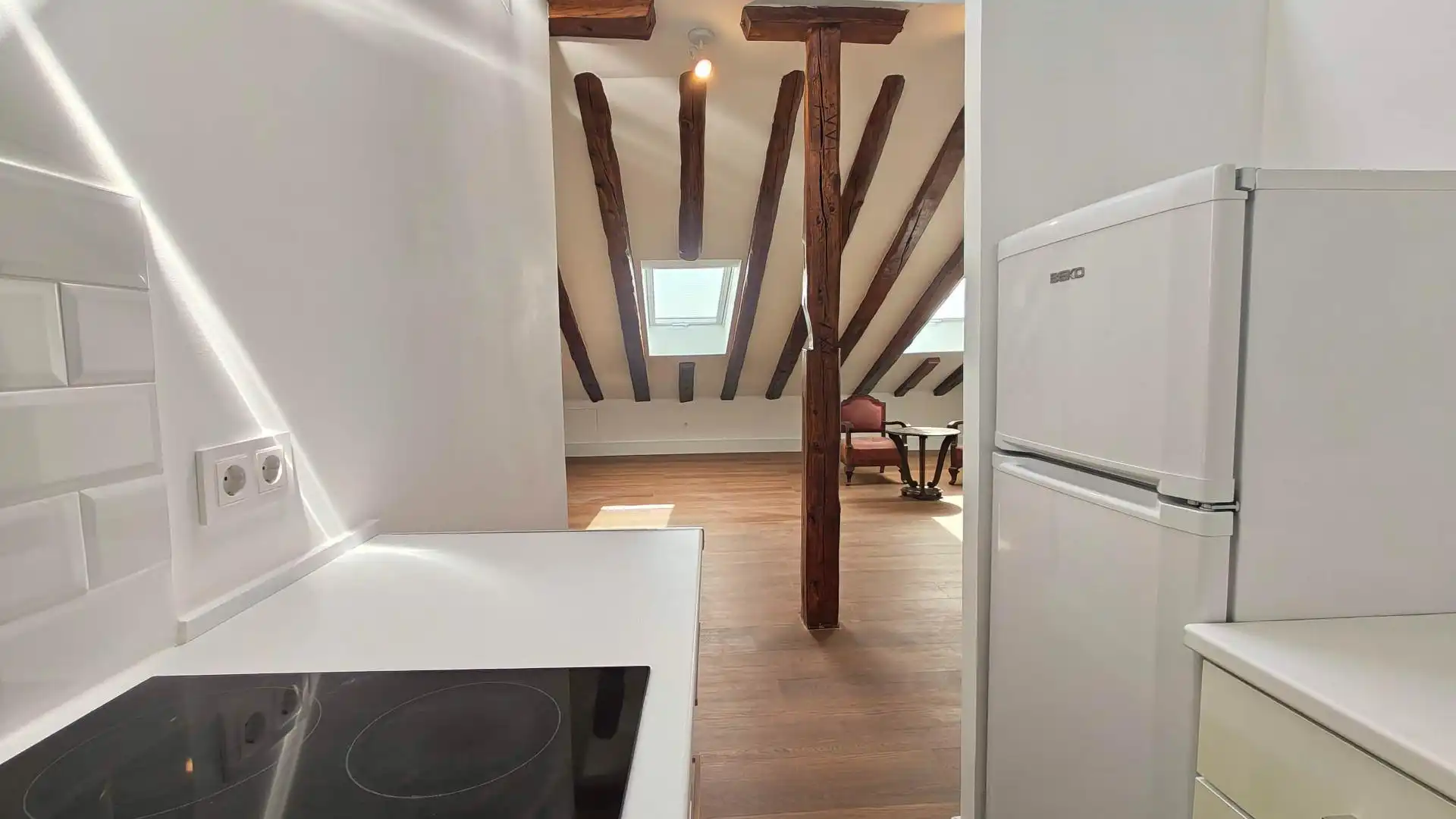 Kitchen of Study for rent in Madrid  with Heating