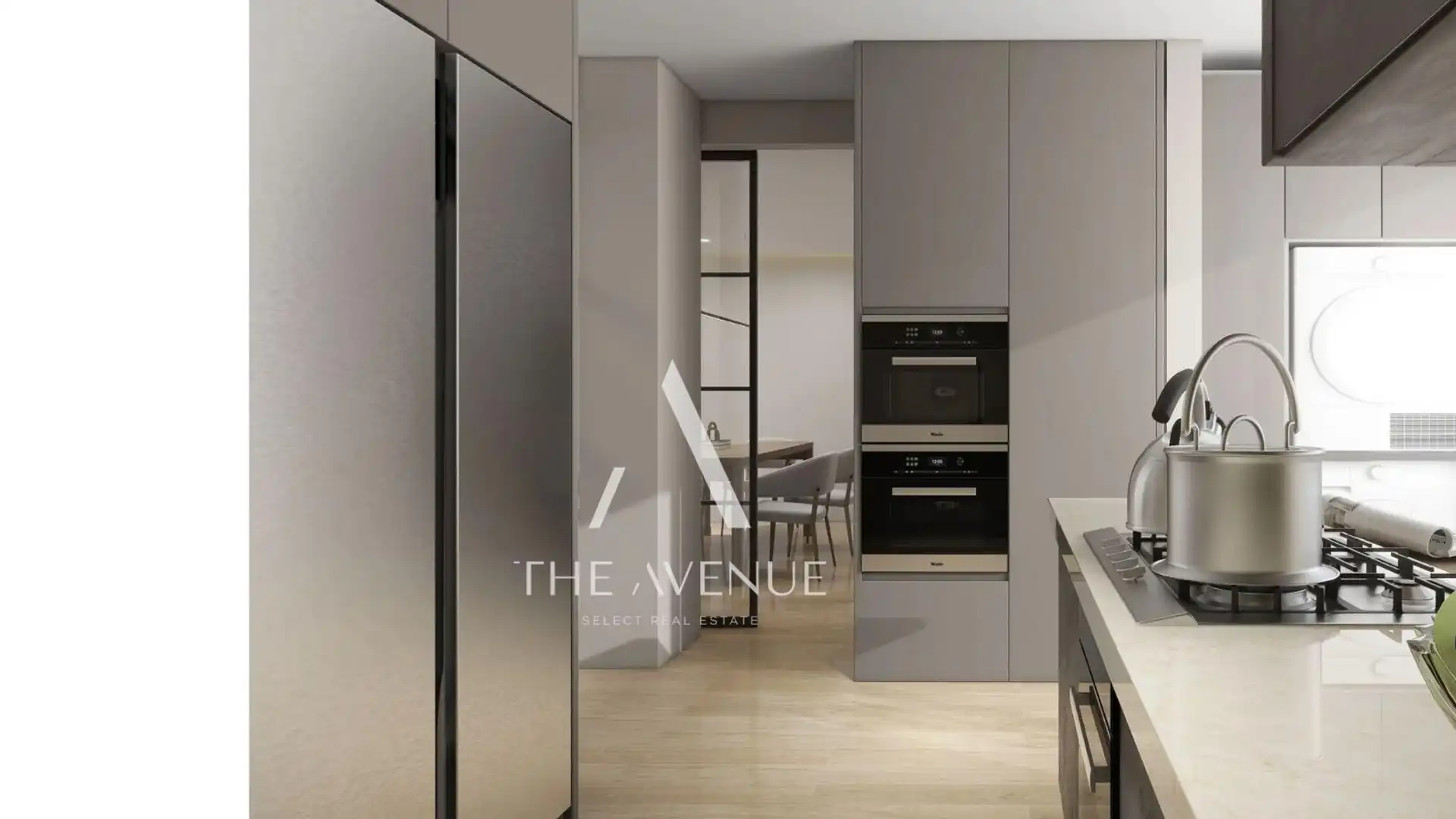 Küche von Wohnung zum Verkauf in  Madrid Capital mit Klimaanlage, Terrasse und Abstellraum