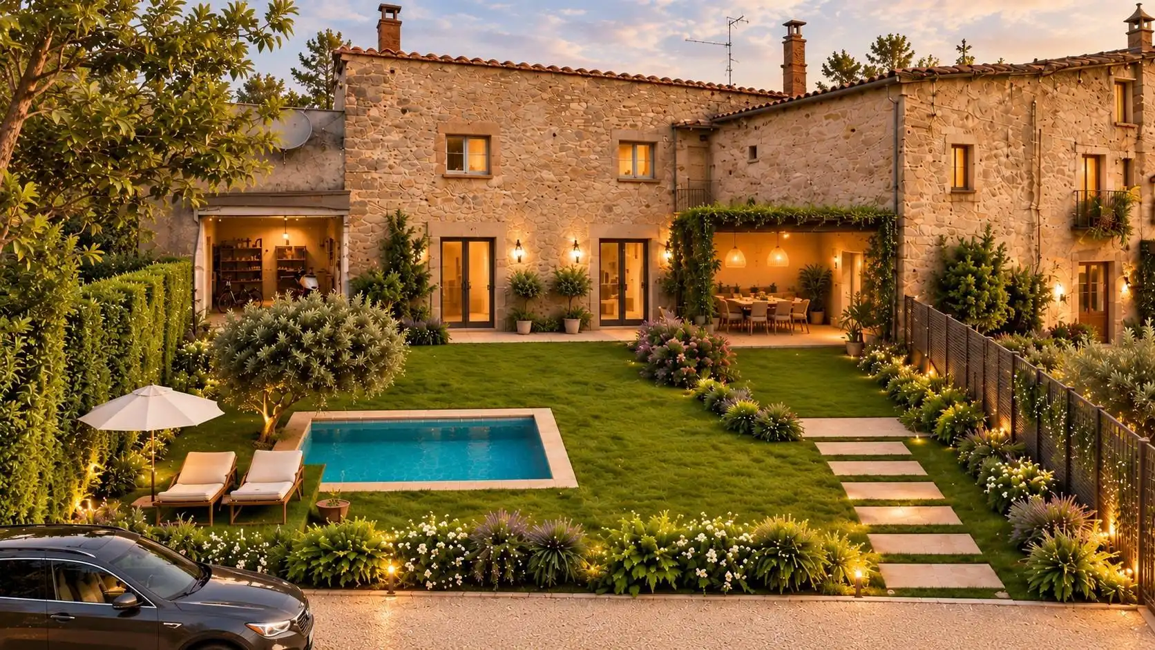 Garden of Houses for sale in Cornellà del Terri