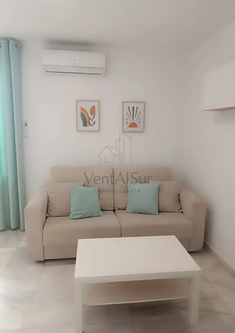 Living room of Flat for sale in Sanlúcar de Barrameda  with Air Conditioner, Terrace and Storage room