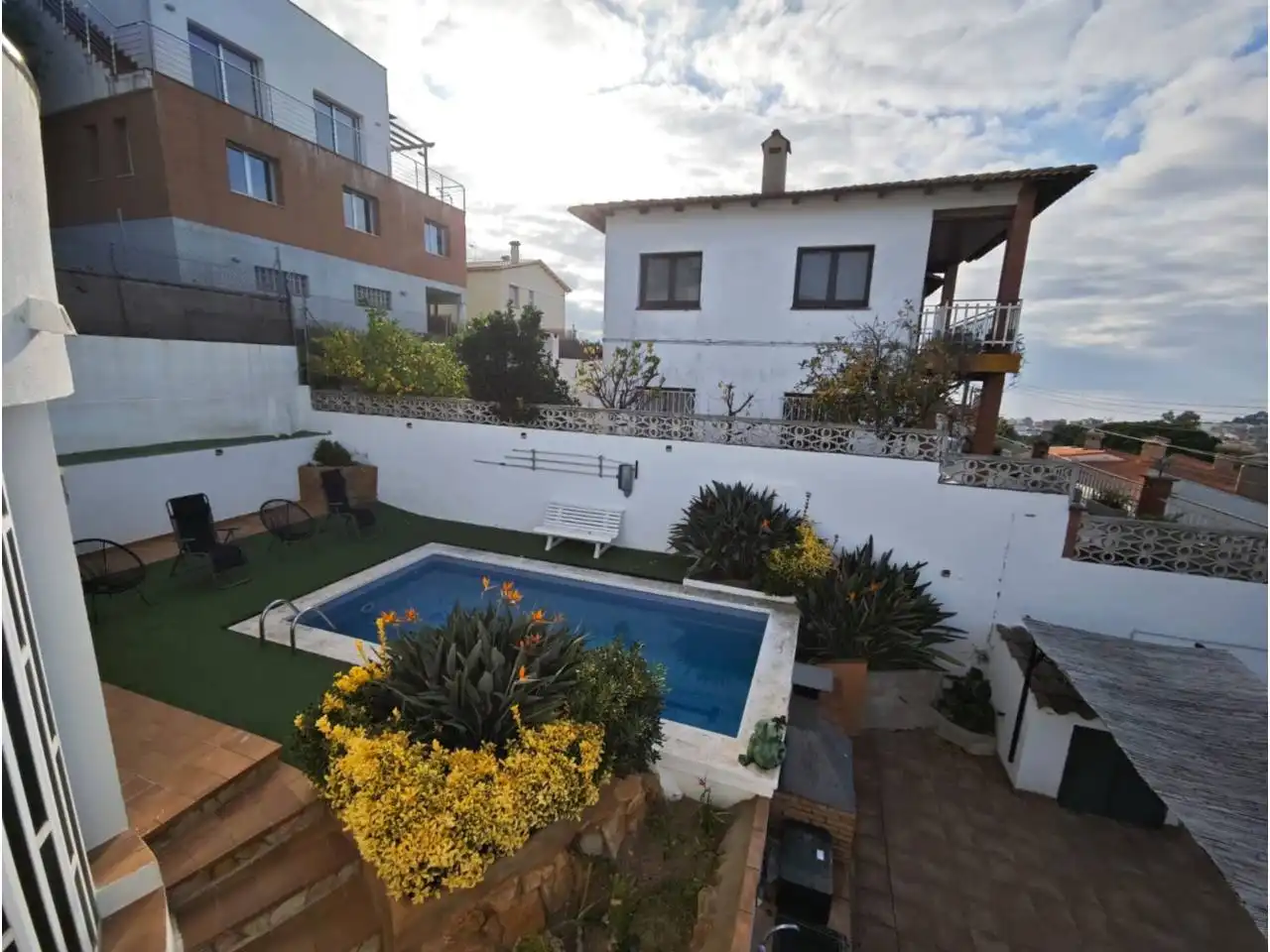 Piscina de Casa o chalet en venta en Lloret de Mar con Jardín privado, Terraza y Piscina