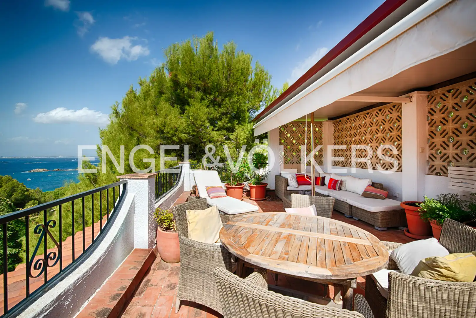 Terraza de Casa o chalet en venta en Roses con Jardín privado, Terraza y Amueblado