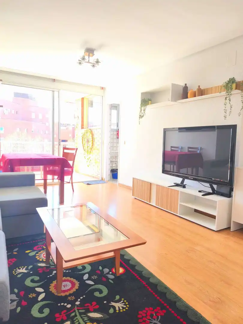 Living room of Apartments for share in Madrid  with Air Conditioner, Heating and Terrace