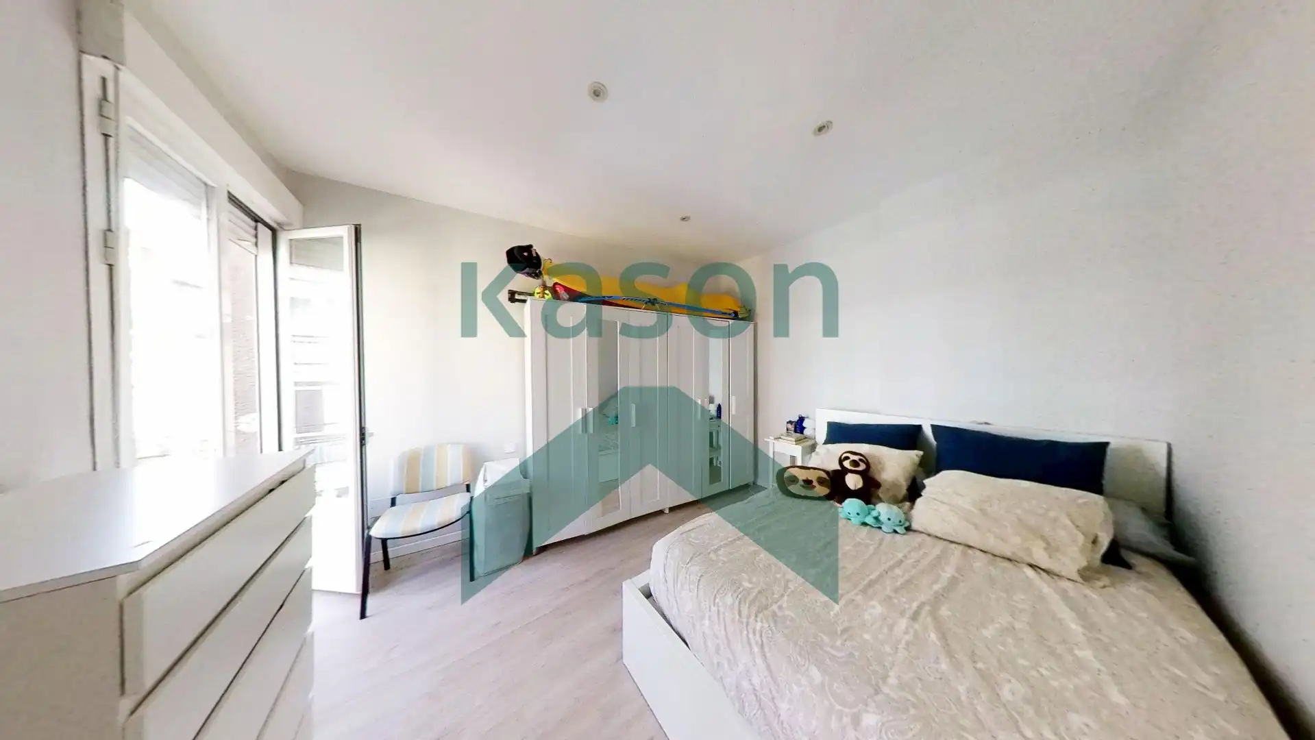Schlafzimmer von Wohnung zum Verkauf in Madrid mit Klimaanlage und Heizung