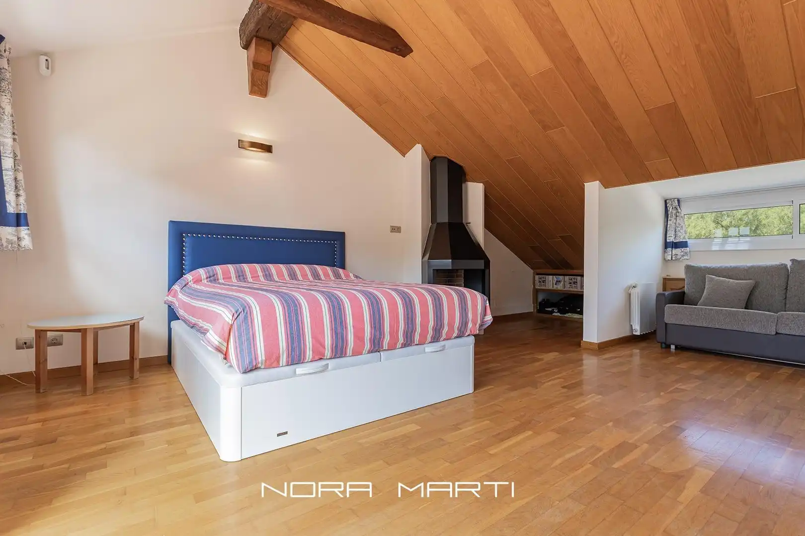 Schlafzimmer von Einfamilien-Reihenhaus zum Verkauf in Sant Andreu de Llavaneres mit Heizung, Privatgarten und Terrasse
