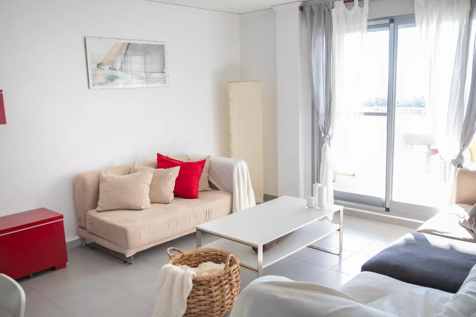 Sala de estar de Apartamento en venta en Dénia con Aire acondicionado, Calefacción y Terraza