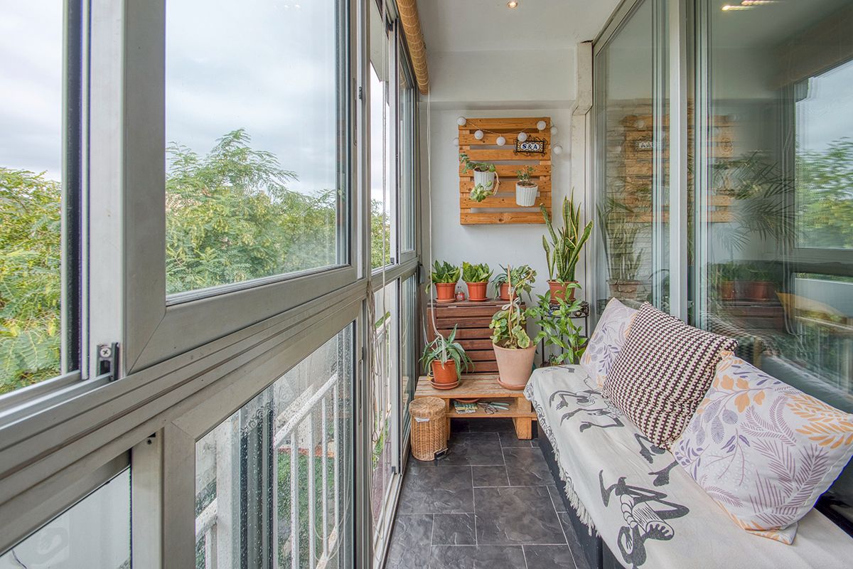 Balcony of Flat for sale in Viladecans  with Parquet flooring and Balcony