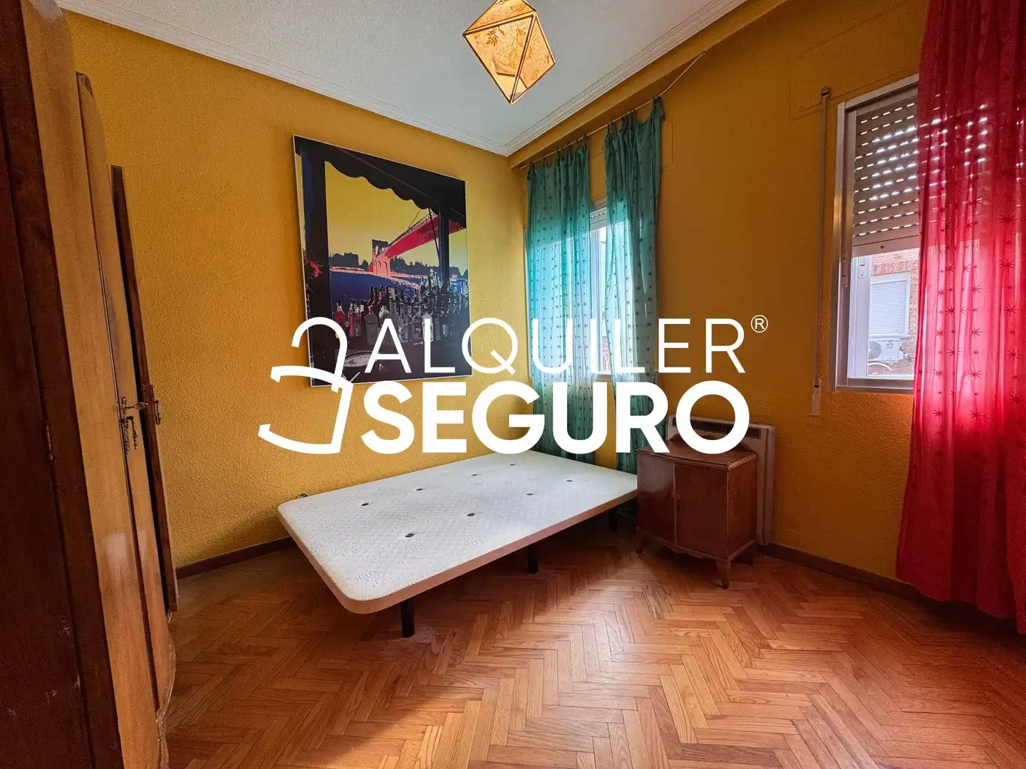 Bedroom of Flat for rent in Madrid  with Heating, Terrace and Furnished