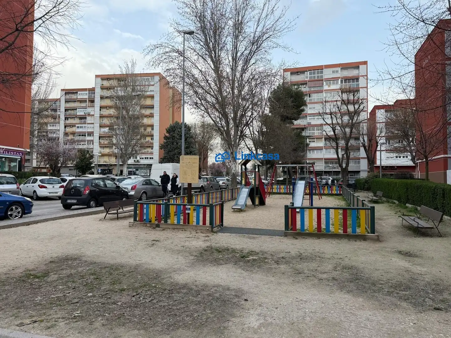 Parking of Flat for sale in Fuenlabrada  with Air Conditioner, Heating and Balcony