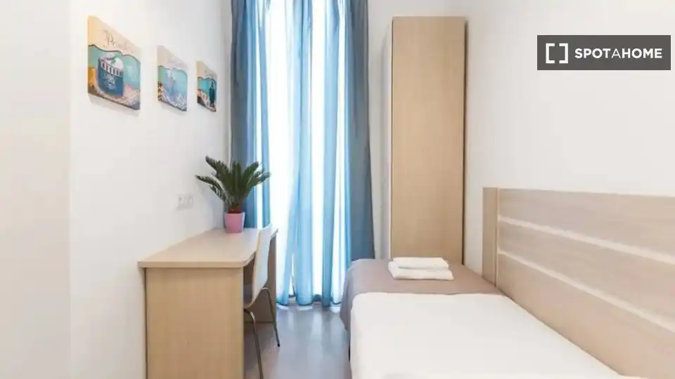 Habitación de Piso de alquiler en Barcelona con Aire acondicionado, Calefacción y Amueblado