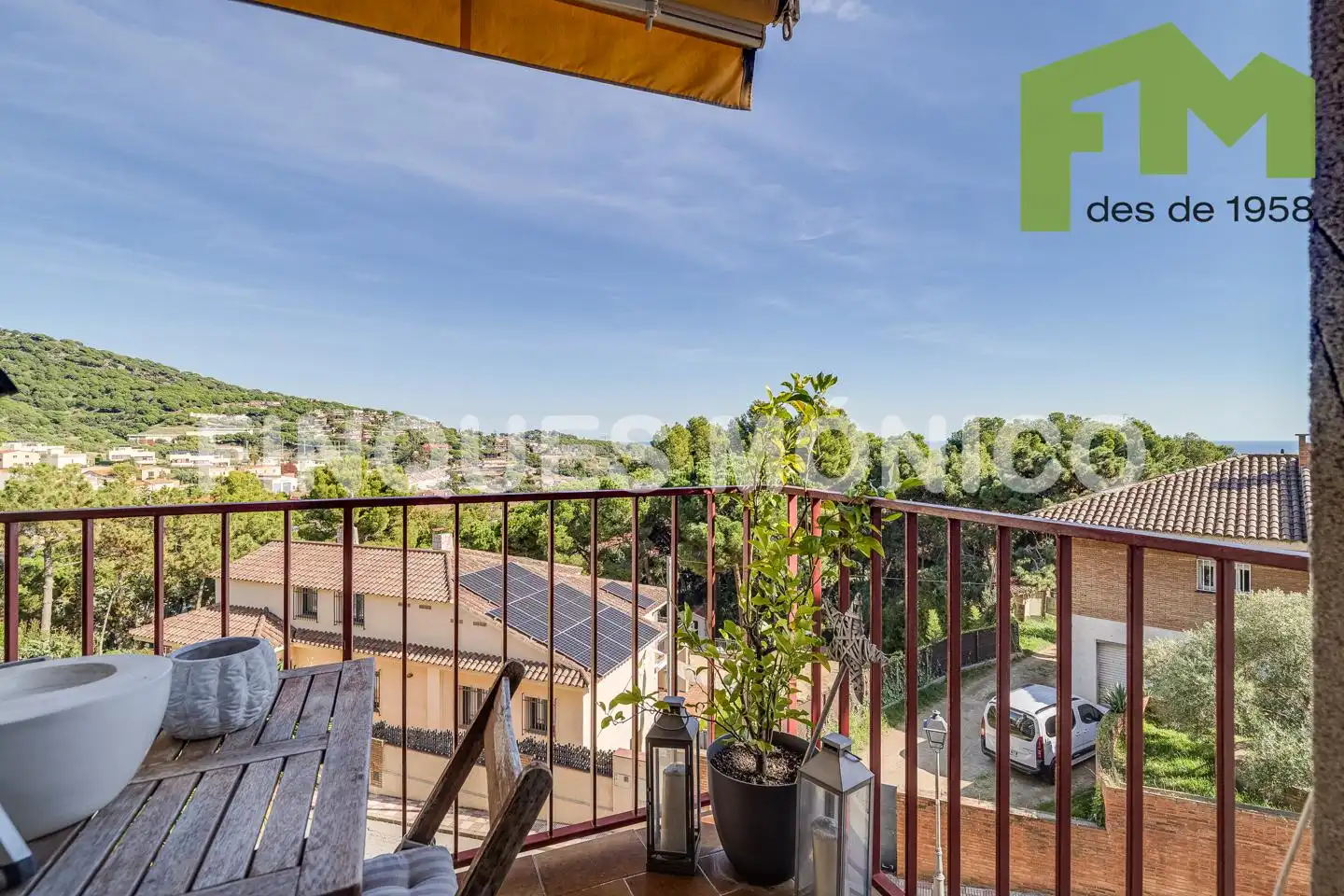 Terraza de Piso de alquiler en Teià con Calefacción, Parquet y Terraza