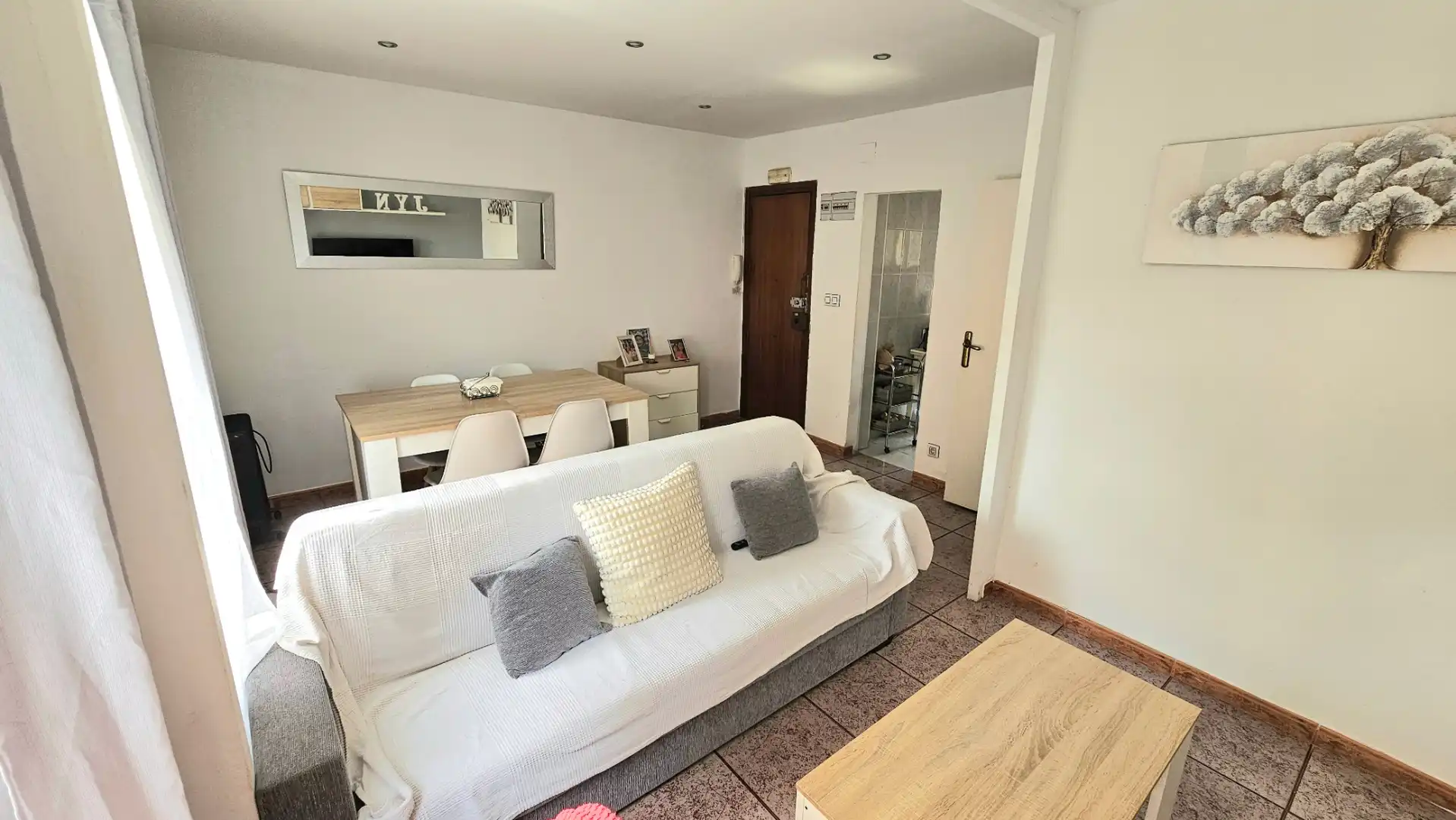 Living room of Flat for sale in Sabadell  with Heating and Furnished