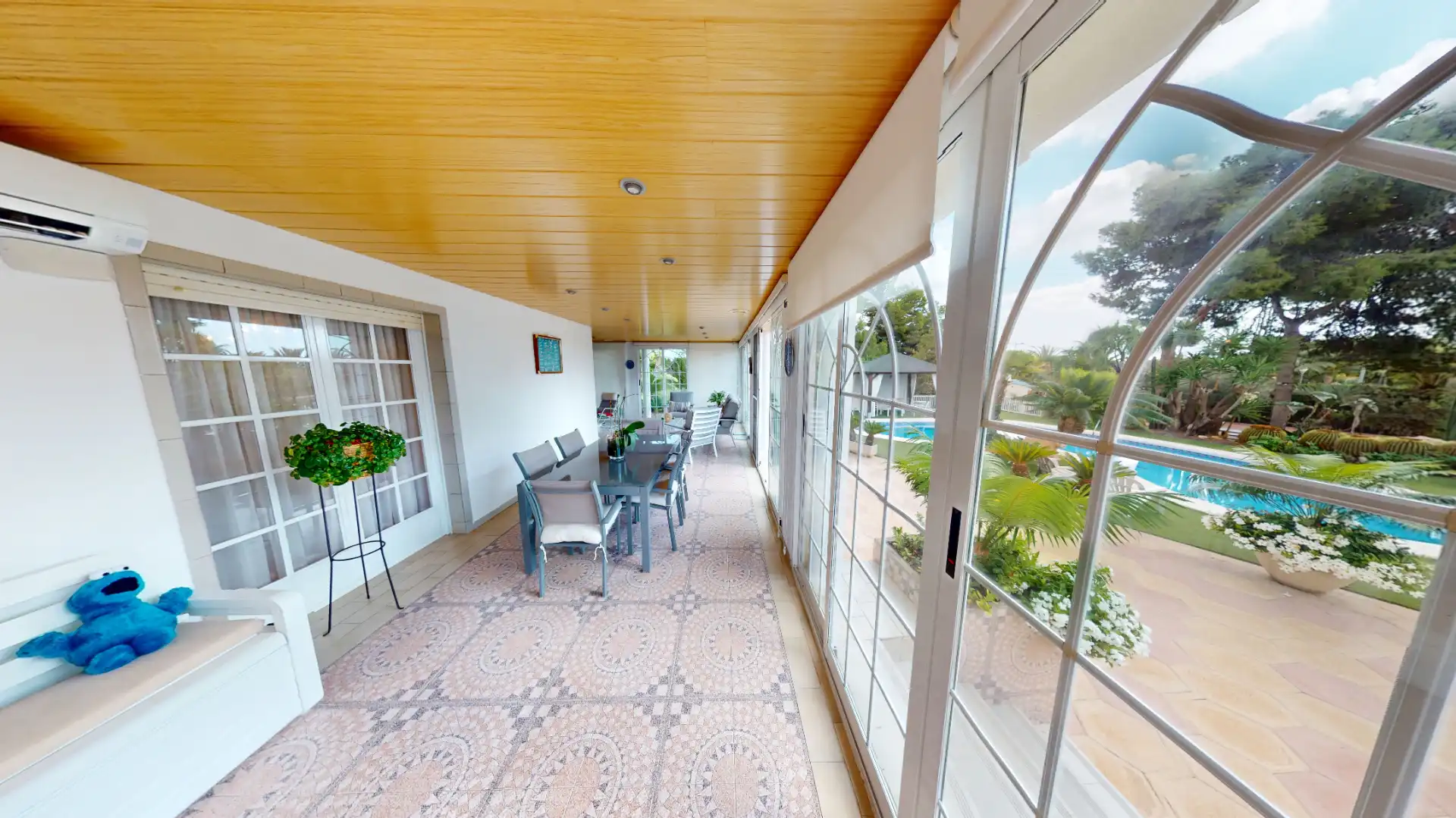 Terrassa de Casa o xalet en venda en Elche / Elx amb Aire condicionat, Calefacció i Jardí privat