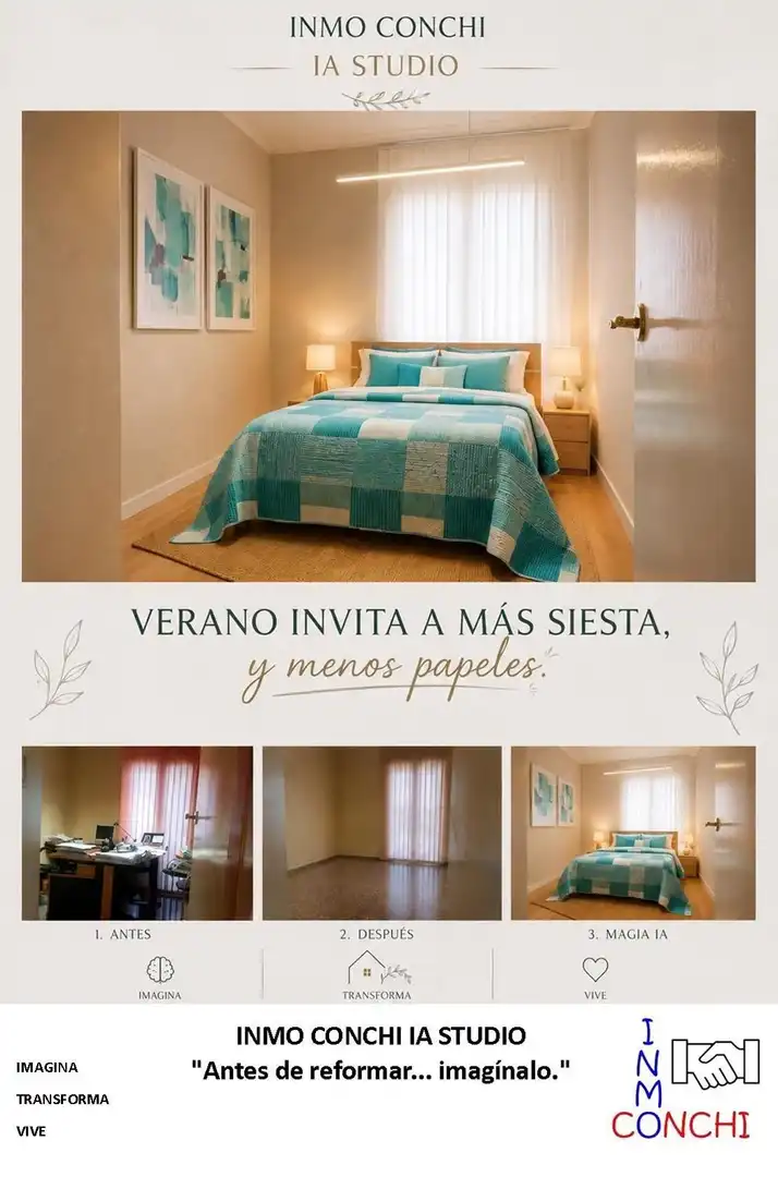 Dormitori de Pis en venda en Murcia amb Aire condicionat, Jardí privat i Balcó