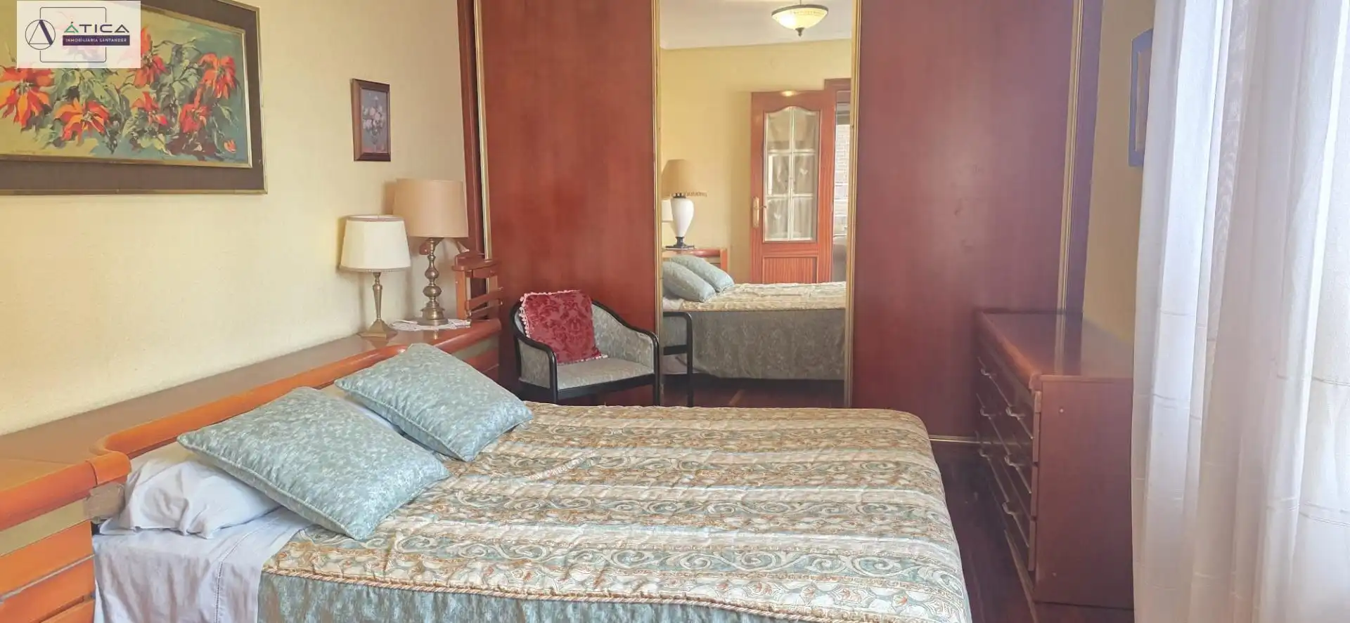 Bedroom of Flat for sale in Santander  with Heating, Terrace and Storage room