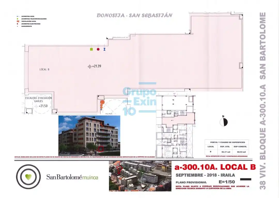 Local en venta en Estella Lizarra, 13, Amara Zaharra - Arbaizenea