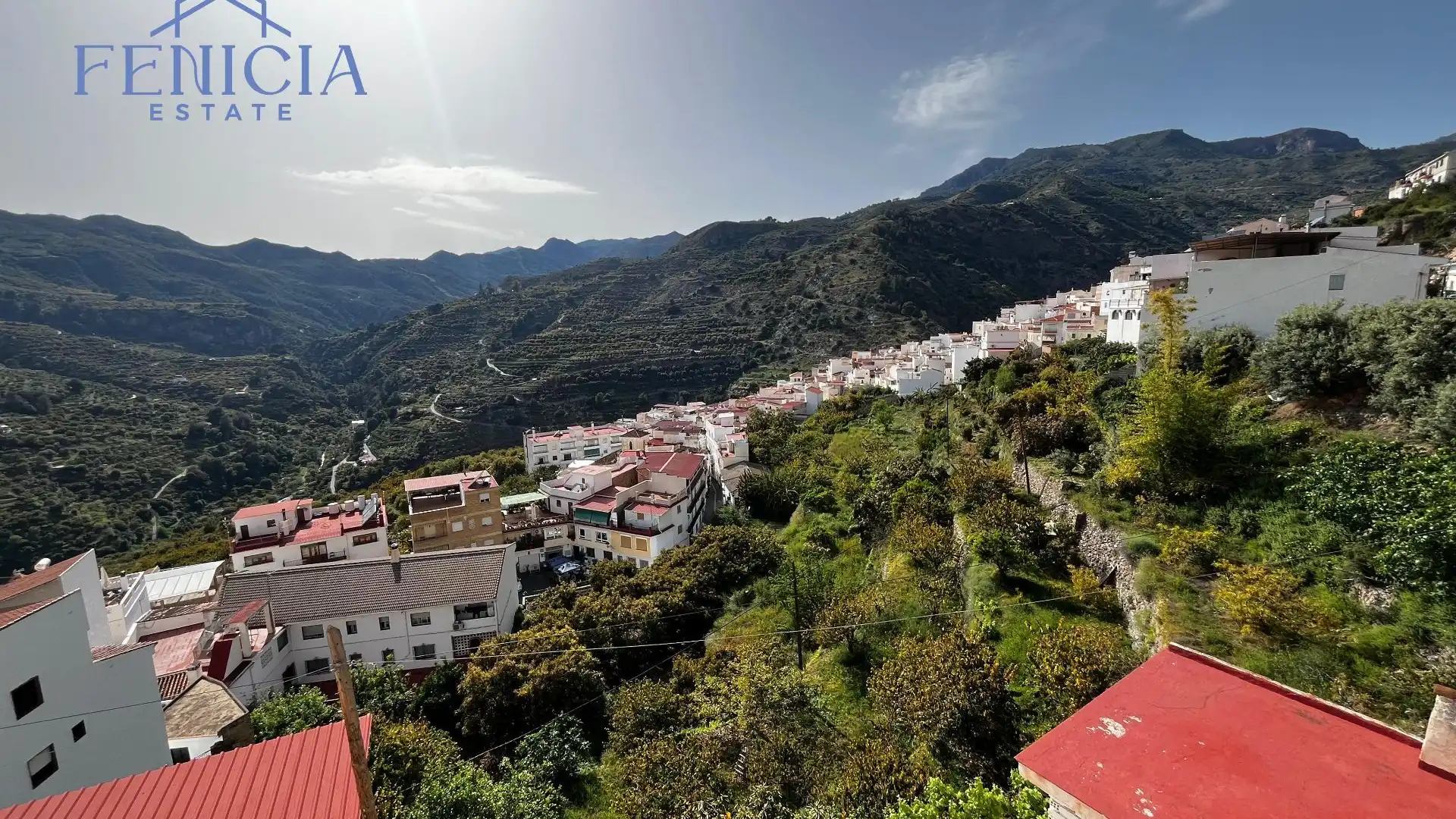 Exterior view of Country homes for sale in Lentegí  with Air Conditioner, Private garden and Terrace