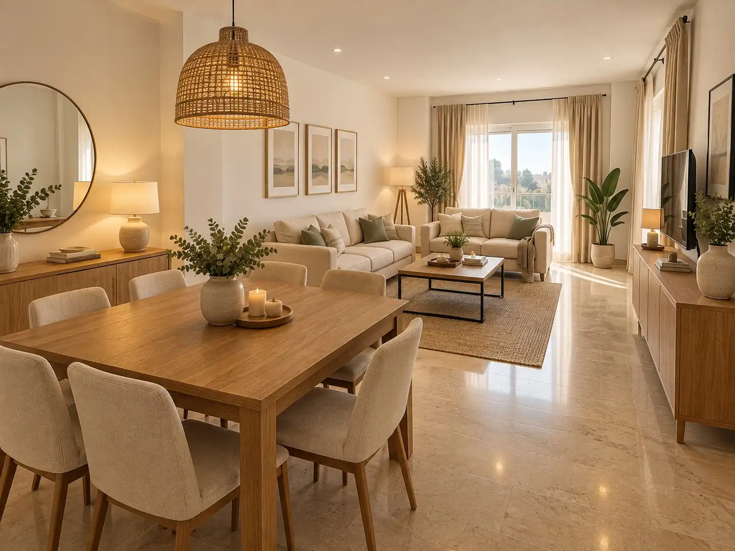 Living room of Flat for sale in Benalmádena  with Air Conditioner, Terrace and Furnished