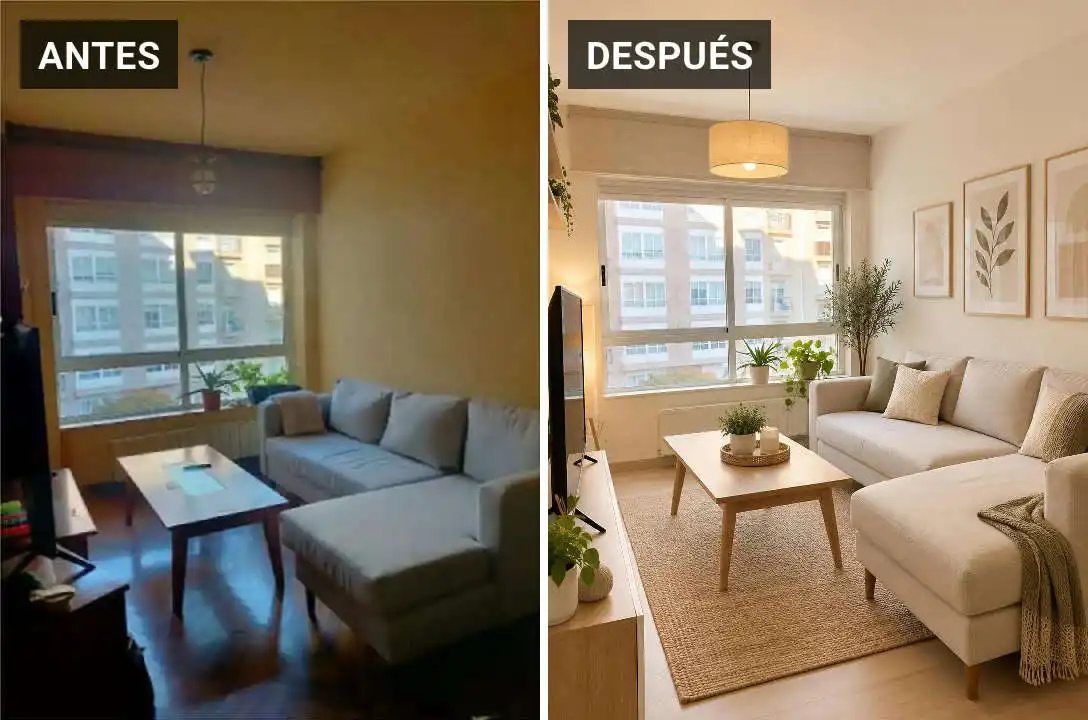 Living room of Flat for sale in O Milladoiro