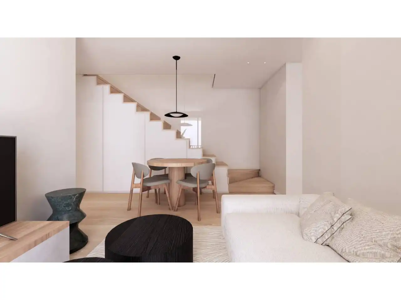 Sala de estar de Dúplex en venta en Sant Feliu de Codines con Calefacción, Parquet y Terraza