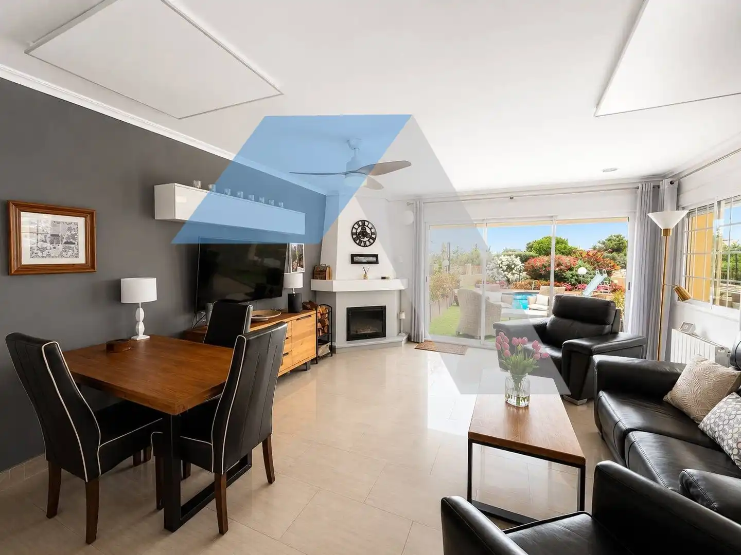 Living room of Houses for sale in San Vicente del Raspeig / Sant Vicent del Raspeig  with Air Conditioner, Heating and Private garden