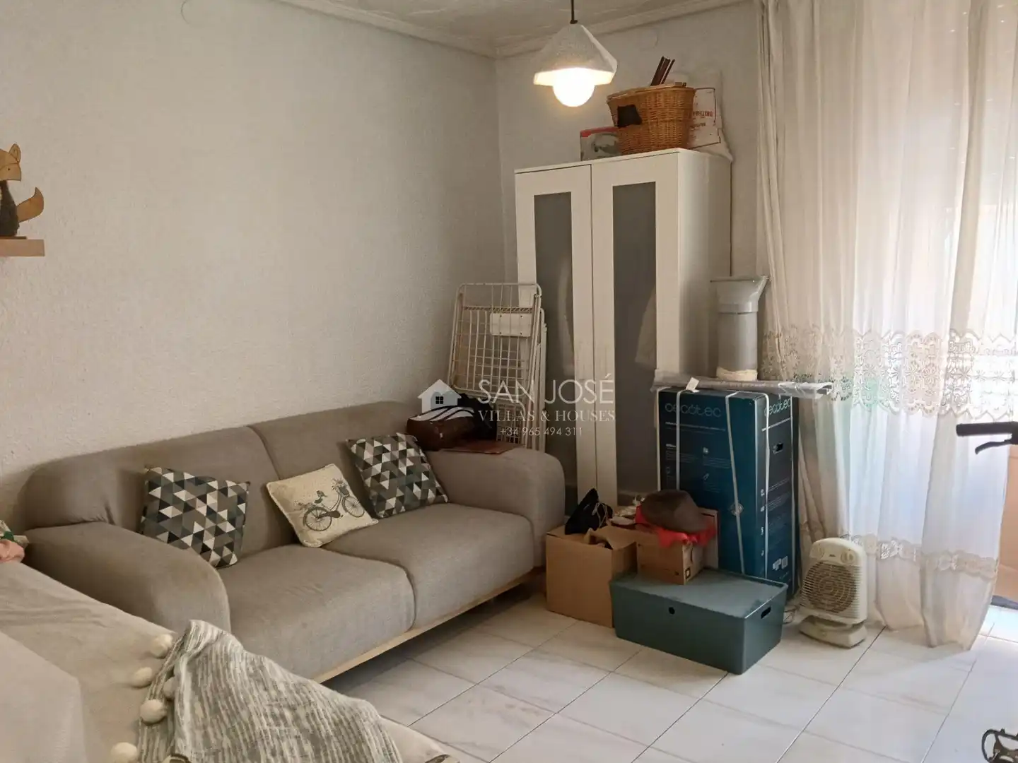 Sala d'estar de Pis en venda en Aspe amb Terrassa i Balcó