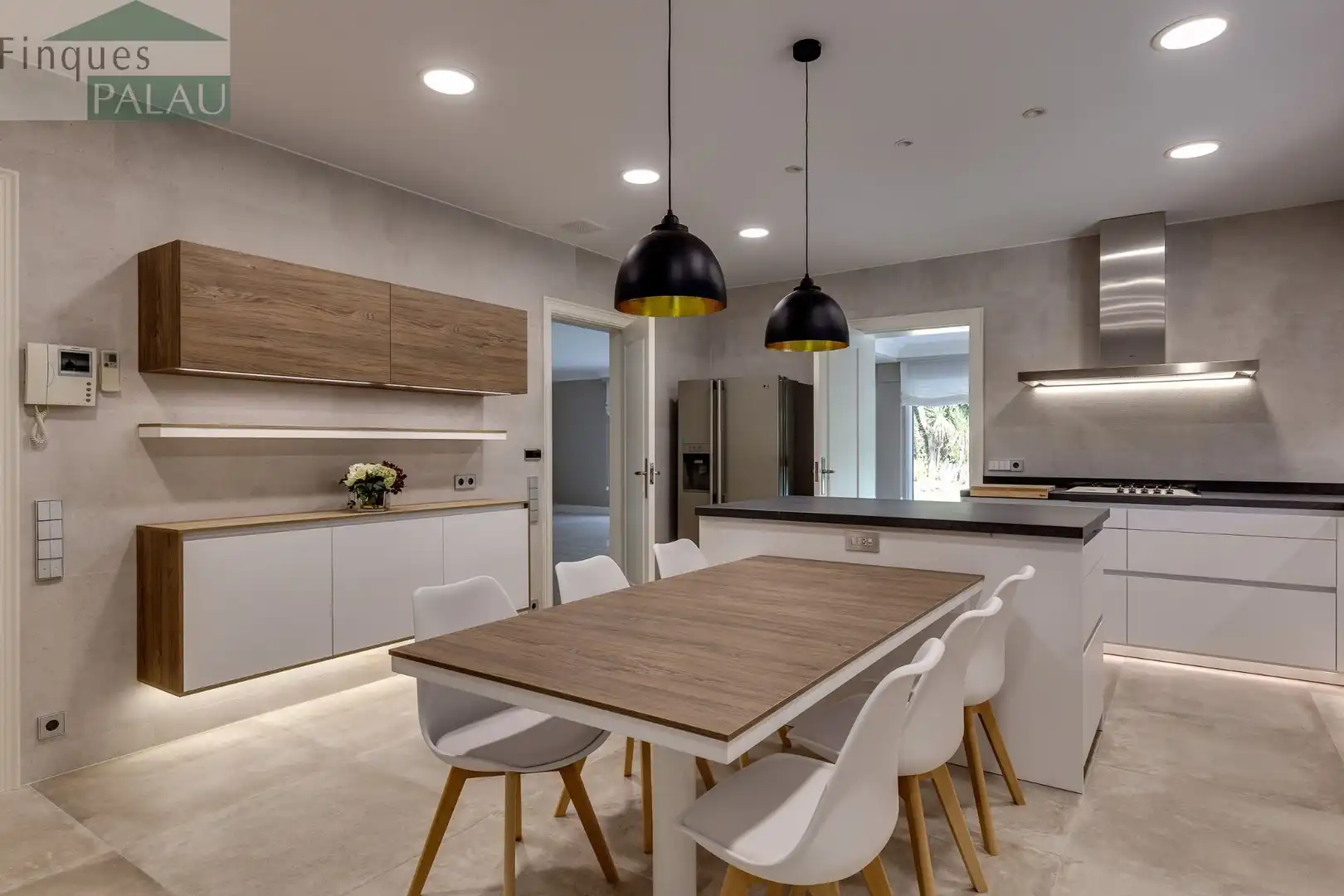 Cocina de Casa o chalet de alquiler en Sant Just Desvern con Aire acondicionado, Jardín privado y Terraza