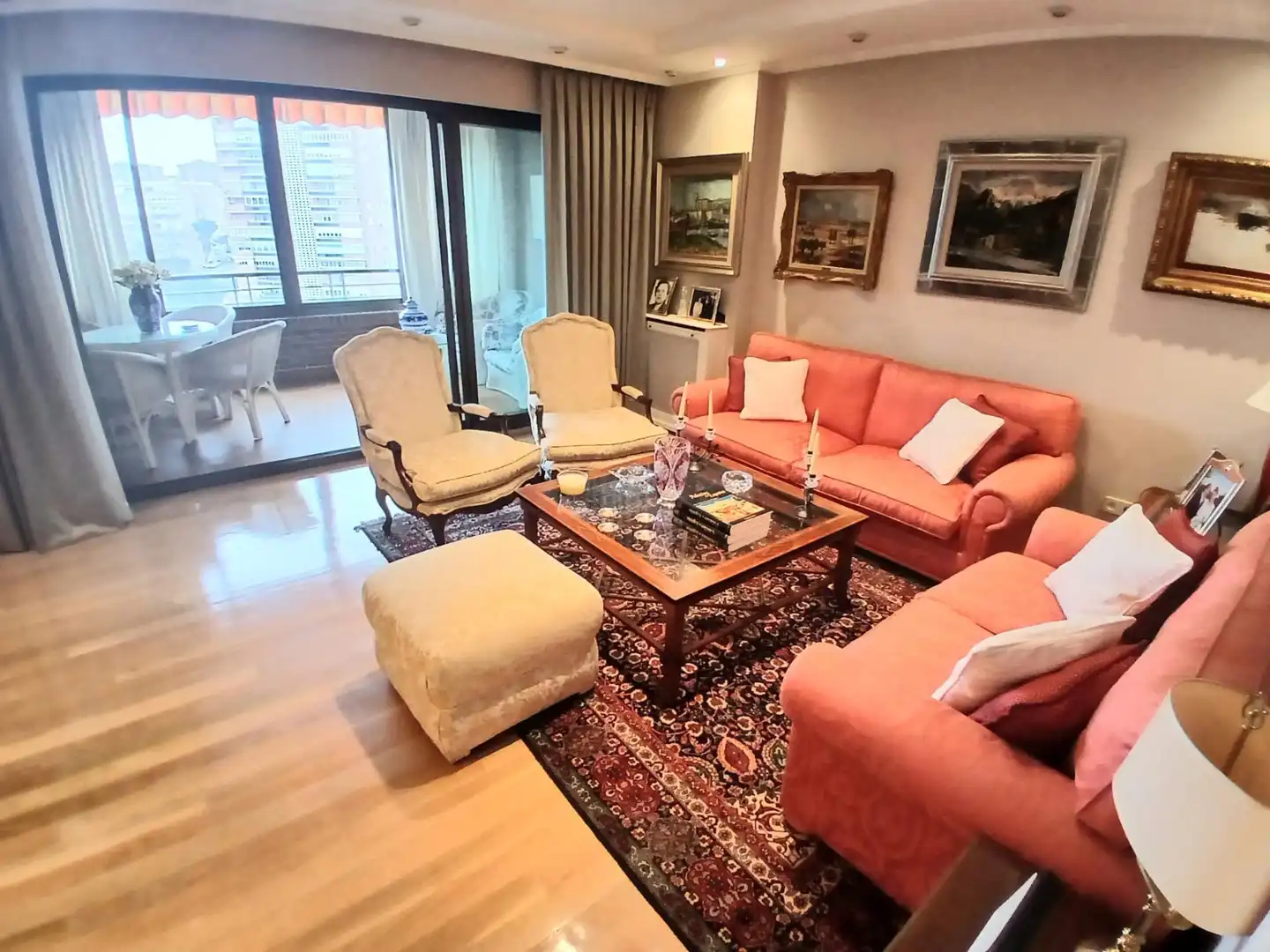 Living room of Flat for sale in Madrid  with Air Conditioner, Heating and Private garden