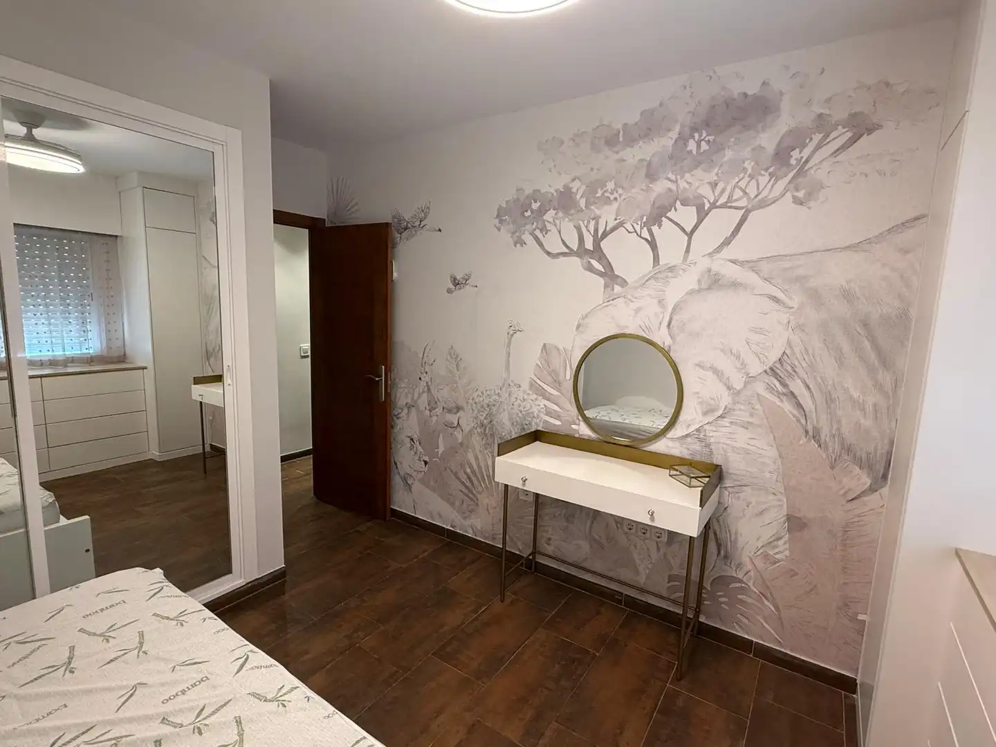Schlafzimmer von Wohnung zur Miete in Algeciras mit Klimaanlage, Heizung und Terrasse