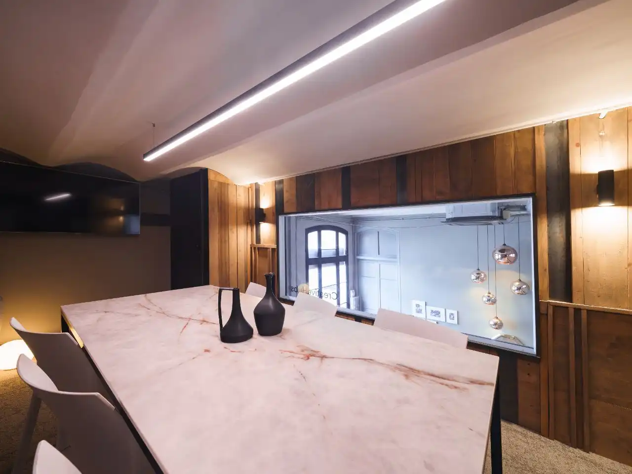 Cocina de Oficina de alquiler en Barcelona con Aire acondicionado, Calefacción y Amueblado