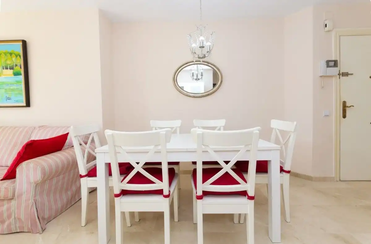 Dining room of Apartments for sale in Cenicero  with Air Conditioner, Terrace and Furnished