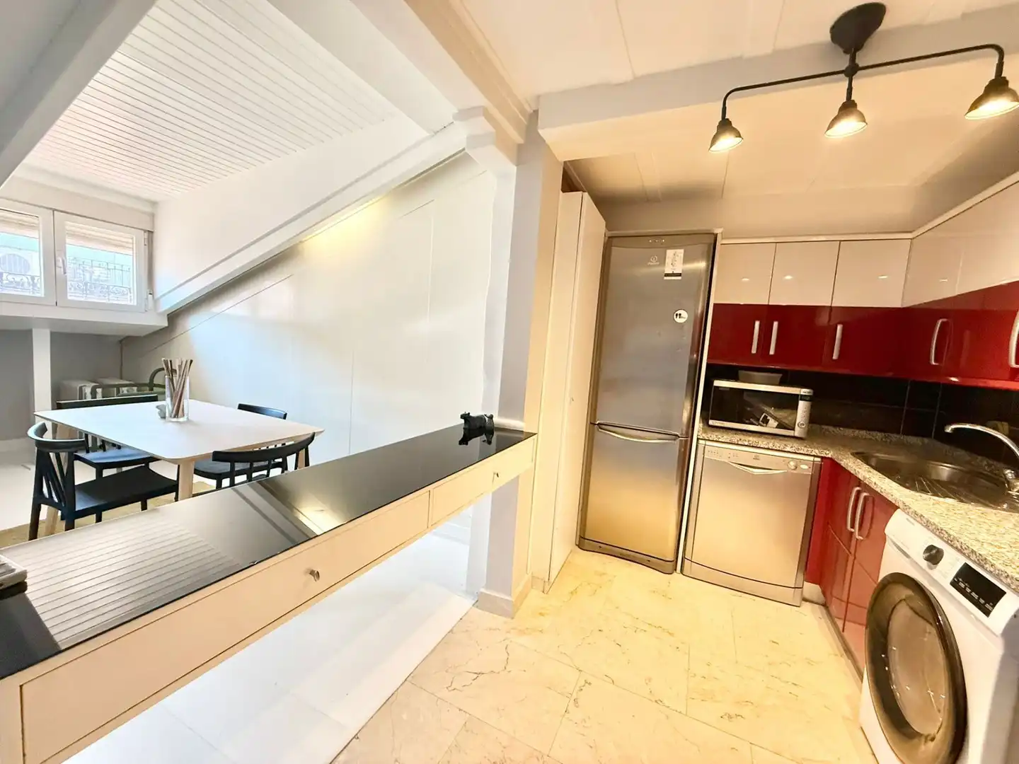 Kitchen of Duplexes for rent in Madrid  with Air Conditioner, Heating and Furnished